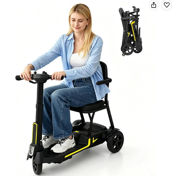 LadyRoad L5F Ultra-Lightweight Foldable Scooter | 33" Turning Radius